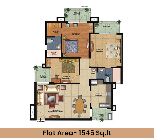 Shourya Greens Floor Plan B
